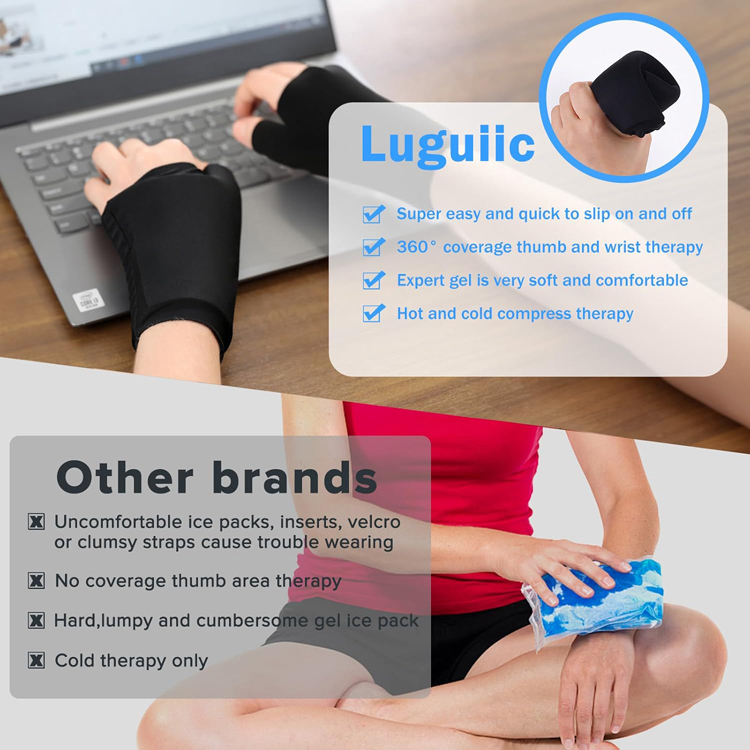 Thumb Wrist Ice Pack Wrap