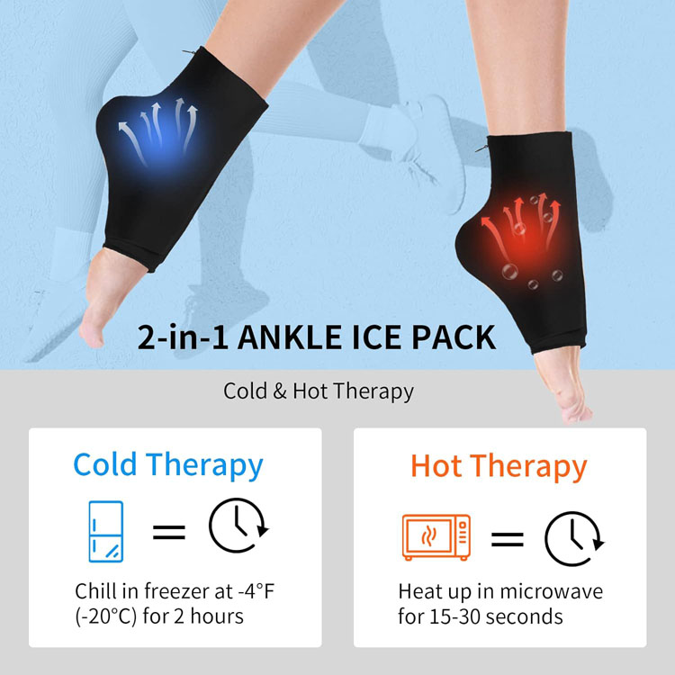 Ankle Ice Pack Wrap