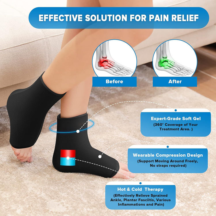 Ankle Ice Pack Wrap