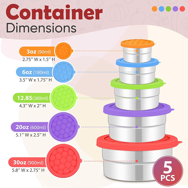 Food Containers Silicone Lids