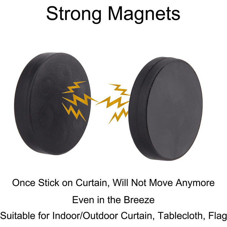 Silicone Wrapped Shower Liner Magnets